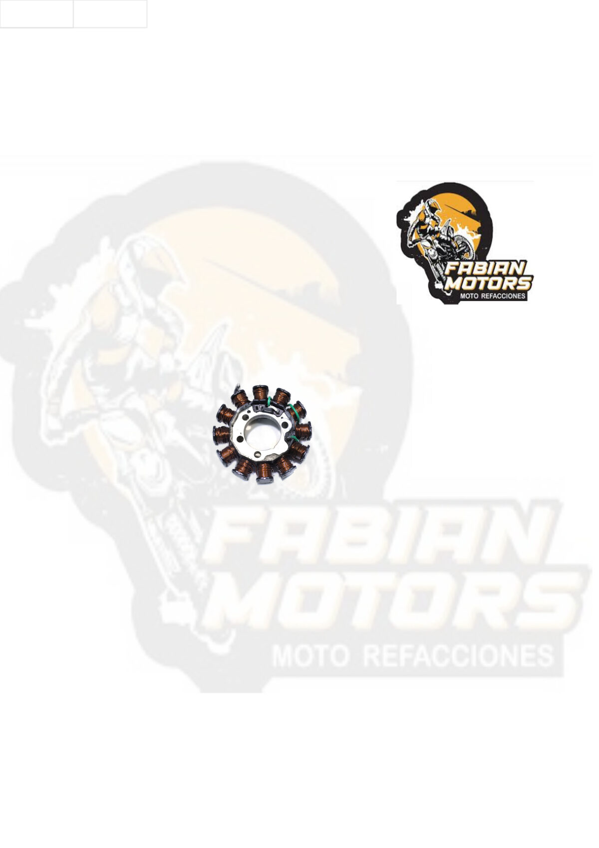 ESTATOR COMPLETO 12V P/ CB1 (12 BOBINAS)