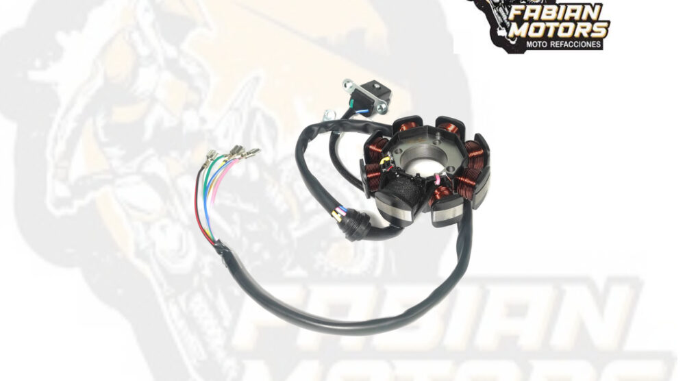 112-241000-1 ESTATOR COMPLETO 12V P/ RC-200, P/ SPITFIRE (8 BOBINAS)