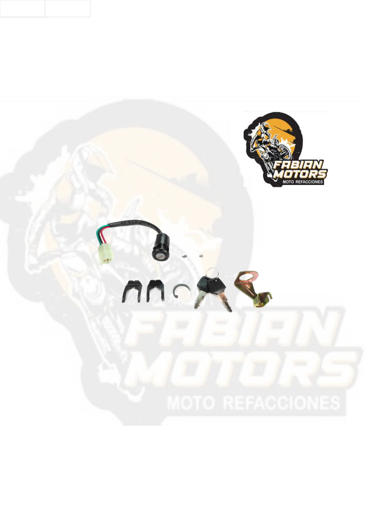 INTERRUPTOR ENCENDIDO COMPLETO 12V P/ BIT-150 (JUEGO)