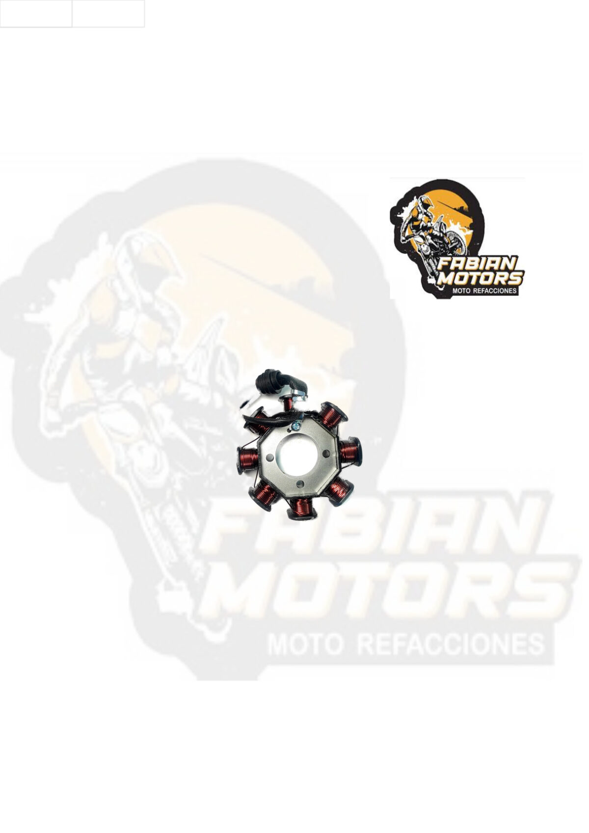 ESTATOR COMPLETO 12V P/ CROSSMAX 250 PRO (8 BOBINAS)