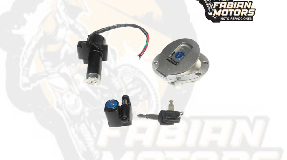 112-345001-1 INTERRUPTOR ENCENDIDO COMPLETO 12V P/ DM-250 (JUEGO)