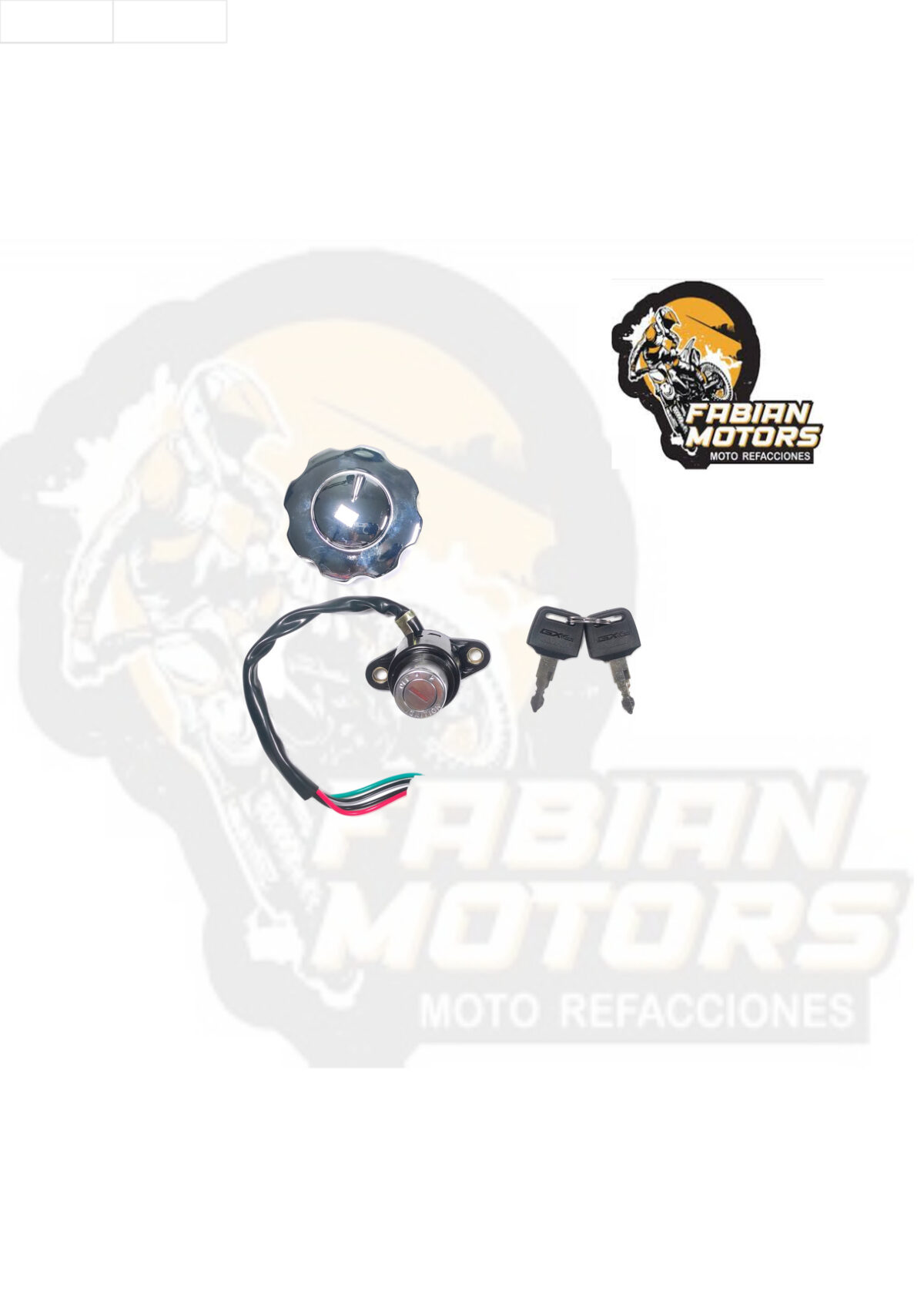INTERRUPTOR ENCENDIDO 12V P/ FT-150 GRAFITO (JUEGO)