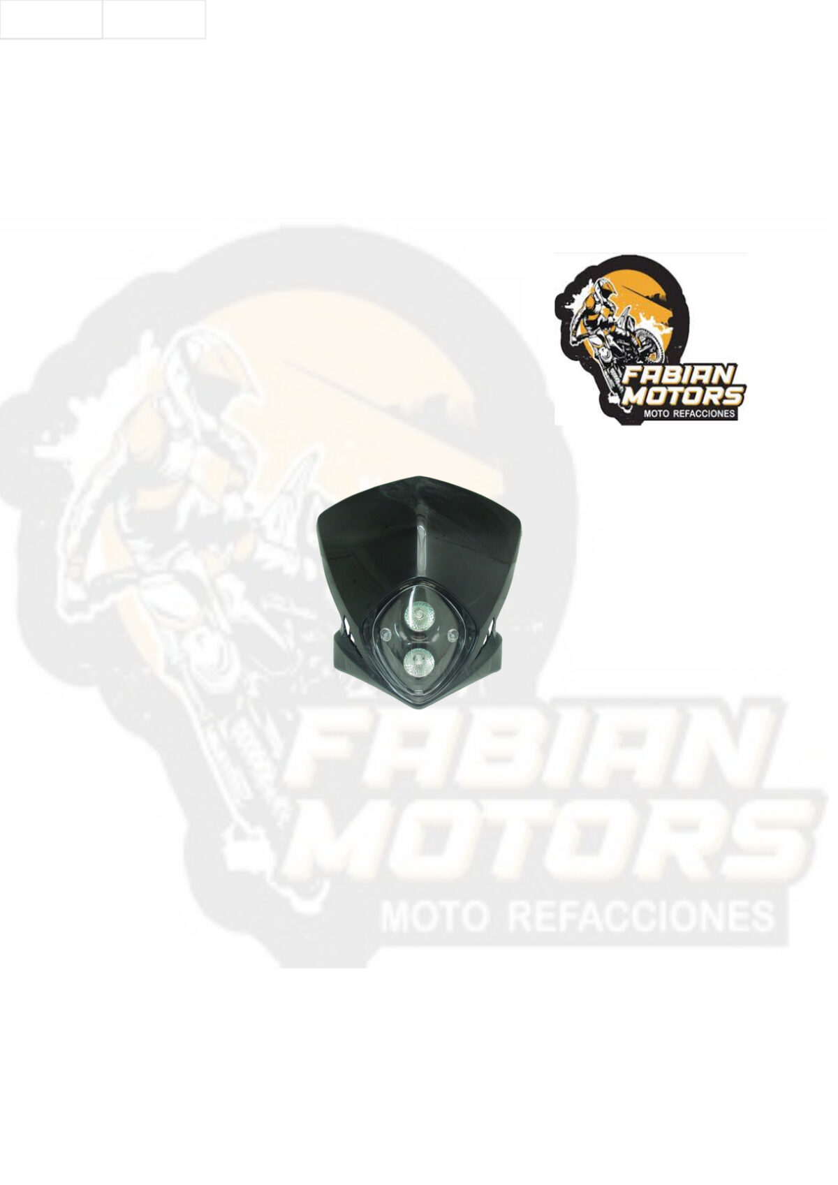 FARO C/ BASE UNIVERSAL STRABISMUS 12V 20W NEGRA TWN