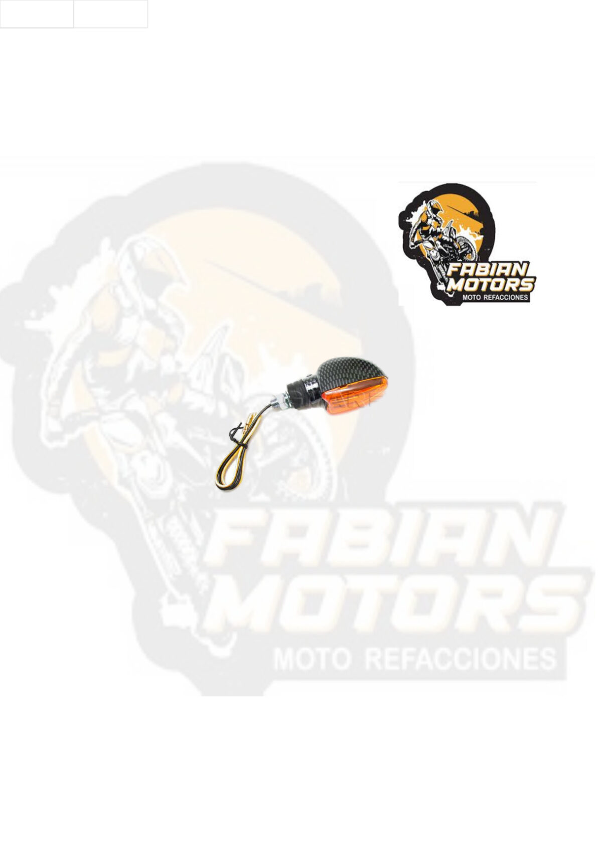 DIRECCIONAL UNIVERSAL 12V MINI FLECHA FIBRA DE CARBONO (JUEGO) TWN