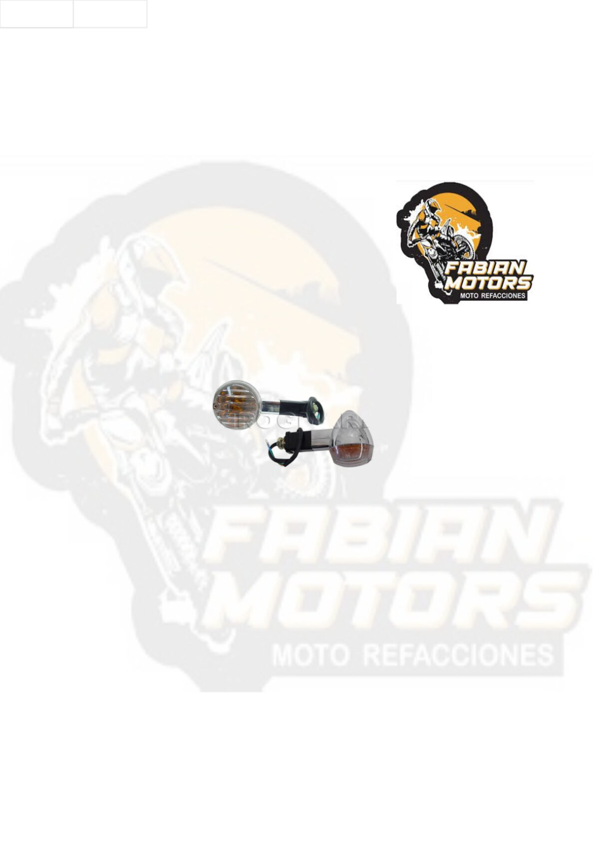 DIRECCIONAL DELANTERA/TRASERA 12V TIPO GOTA CHOPPERS CHINAS (PAR)