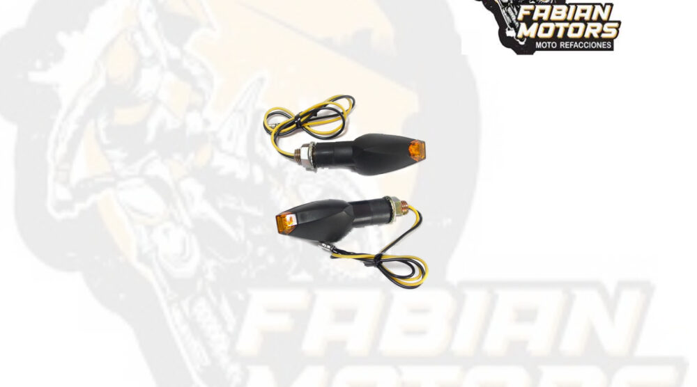 DIRECCIONAL UNIVERSAL 12V 13 LEDS LUZ AMBAR A-01 (JUEGO 4 PIEZAS )