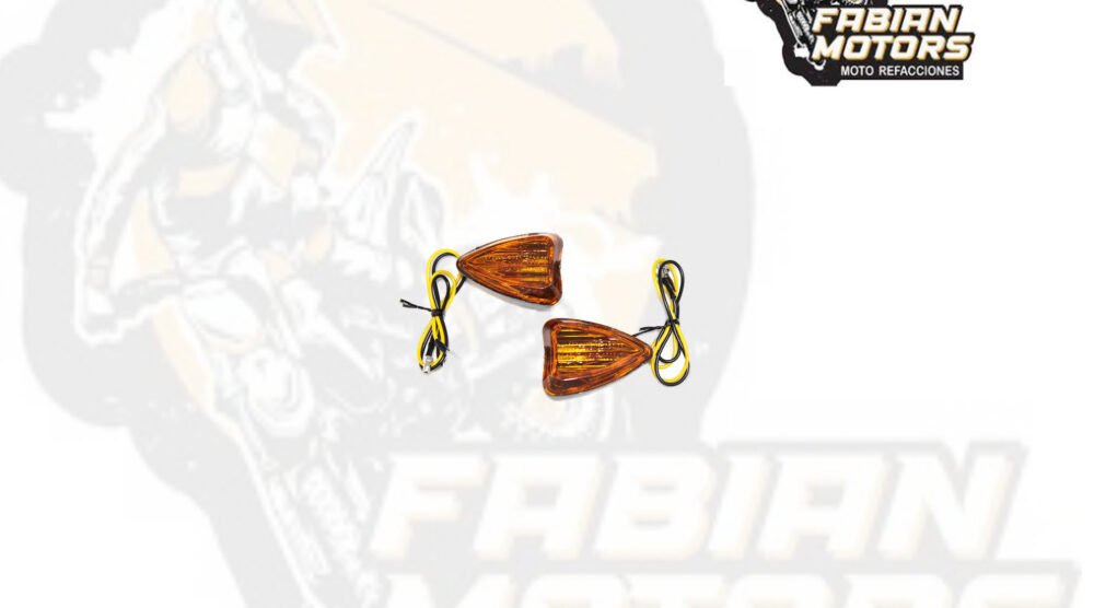 DIRECCIONAL UNIVERSAL 12V 10W NEGRA TIPO FLECHA A-04 (PAR)