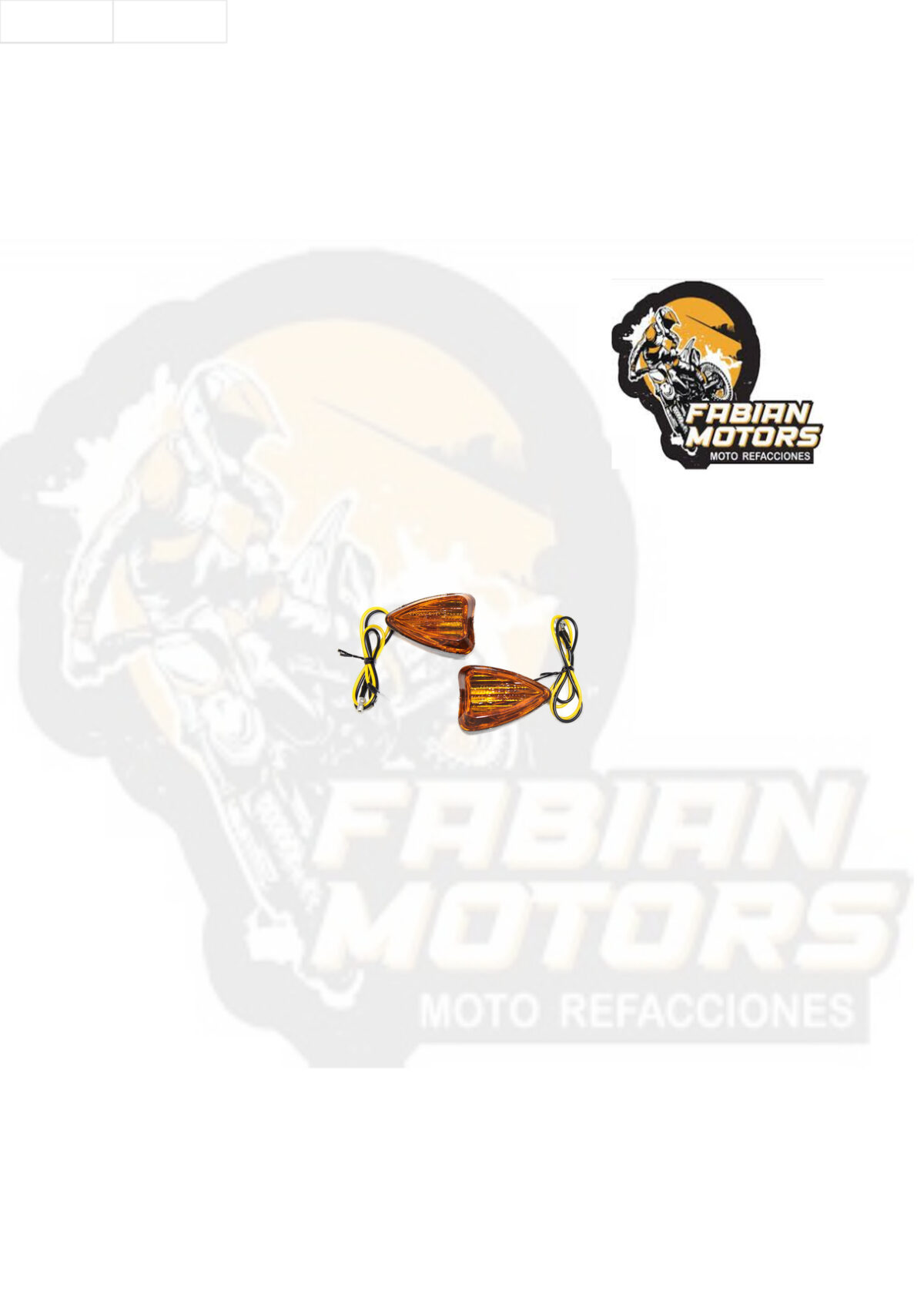 DIRECCIONAL UNIVERSAL 12V 10W NEGRA TIPO FLECHA A-04 (PAR)
