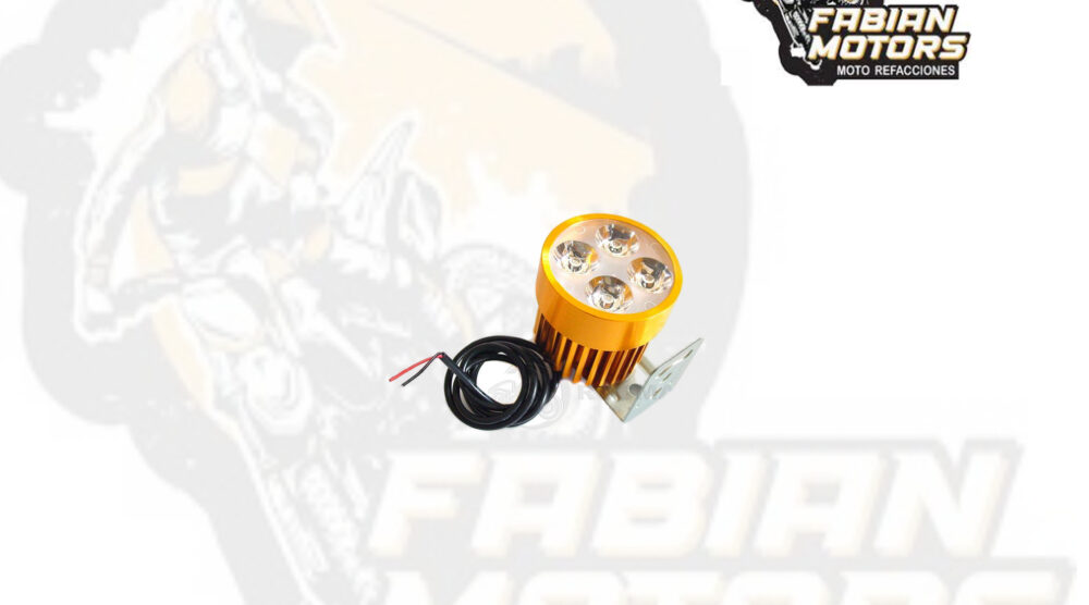 113-000044-1 FARO AUXILIAR CON BASE DORADA 12V 20W SG-0110A