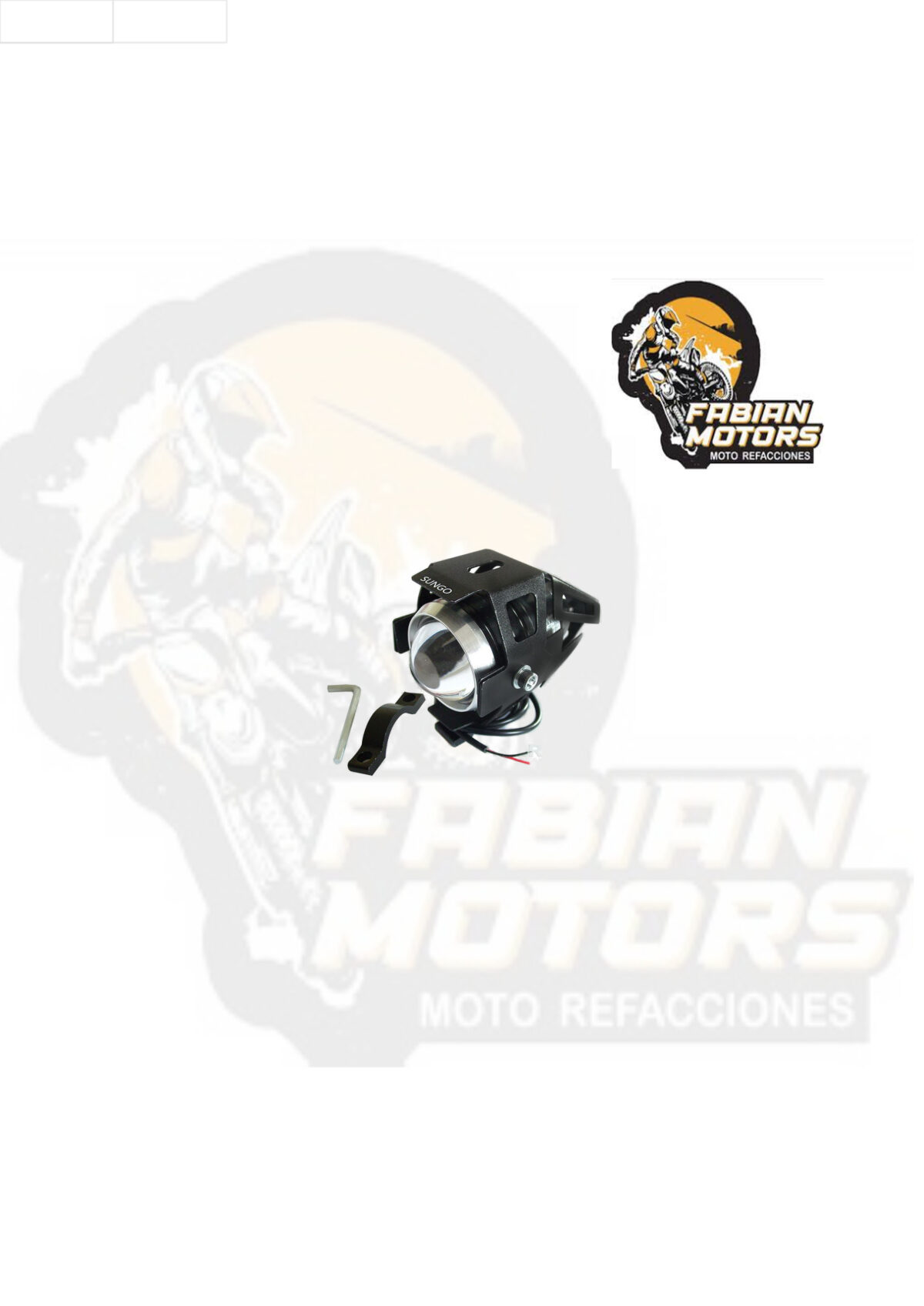 FARO LED AUXILIAR NEGRO 12V 10W FY-U5