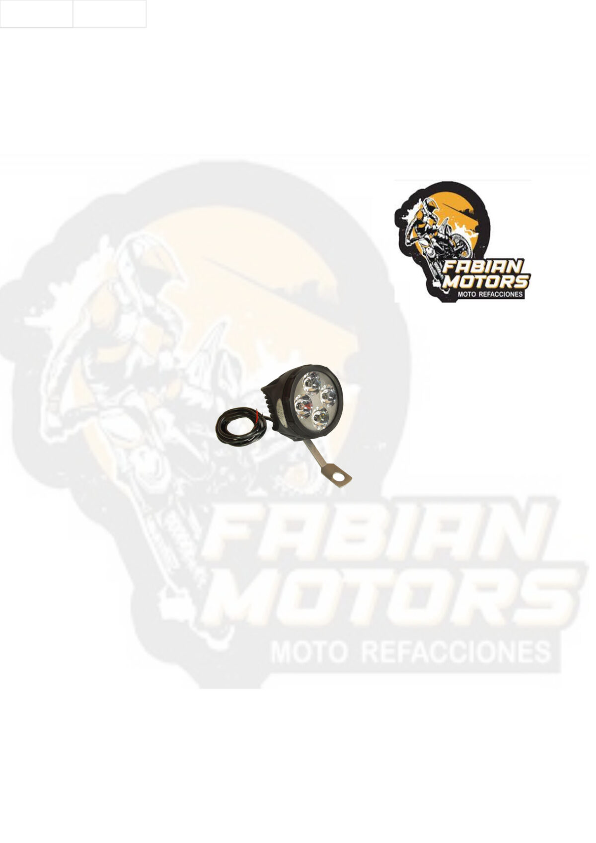 FARO AUXILIAR CON BASE 12V NEGRO 1000LM SG04A (PIEZA)