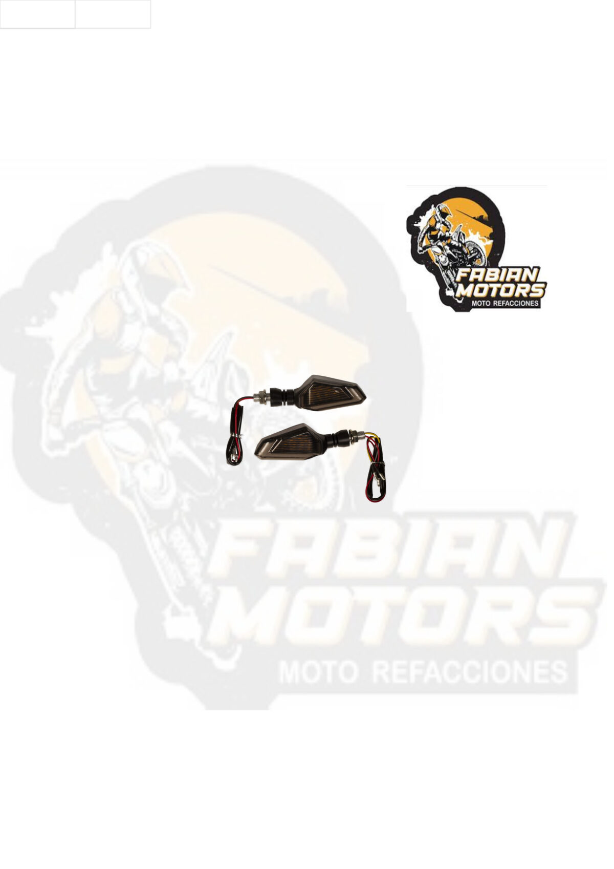 DIRECCIONAL LED 12V LUZ FLECHA AMBAR 16 LEDS UNIVERSAL OM-230 (PAR)