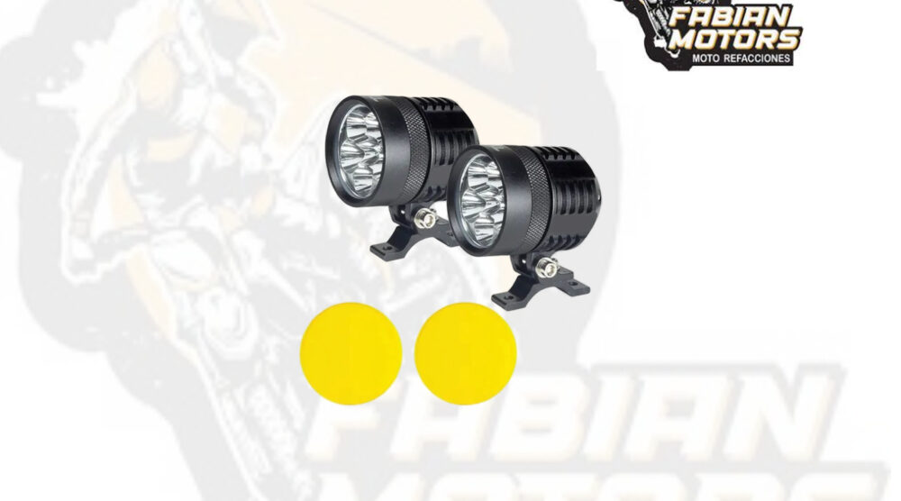 113-000071-1 FARO AUXILIAR TECHX2 6 LEDS CD 12V 30W 4000LM BS-014 CON INTERRUPTOR 12V (JUEGO)