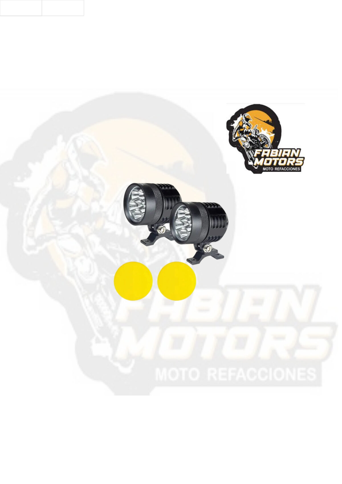 113-000071-1 FARO AUXILIAR TECHX2 6 LEDS CD 12V 30W 4000LM BS-014 CON INTERRUPTOR 12V (JUEGO)
