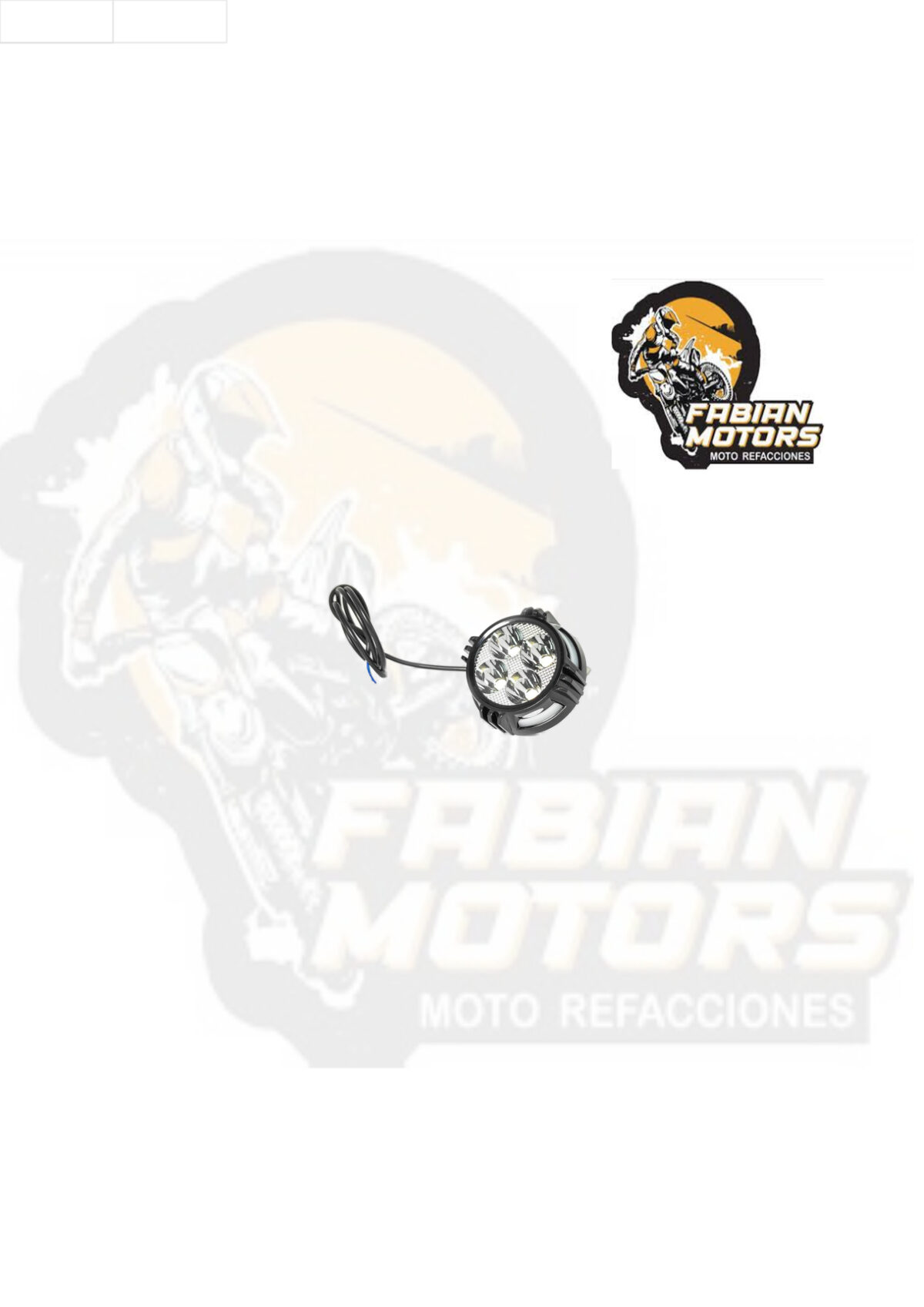 FARO AUXILIAR CON BASE 12V NEGRO 800 LUMENS SG04B (PIEZA)