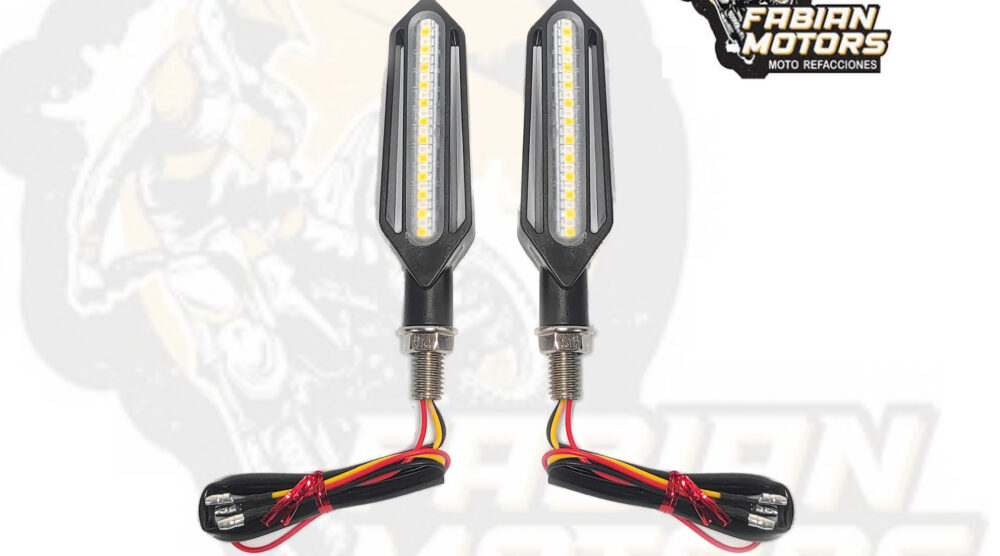 DIRECCIONAL LED 12V LUZ ROJA/AMARILLA UNIVERSAL A-20 (PAR)