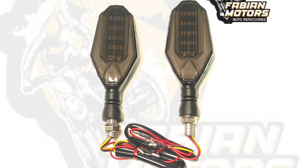 DIRECCIONAL LED 12V LUZ ROJA/AMARILLA SECUENCIA UNIVERSAL A-23 (PAR)