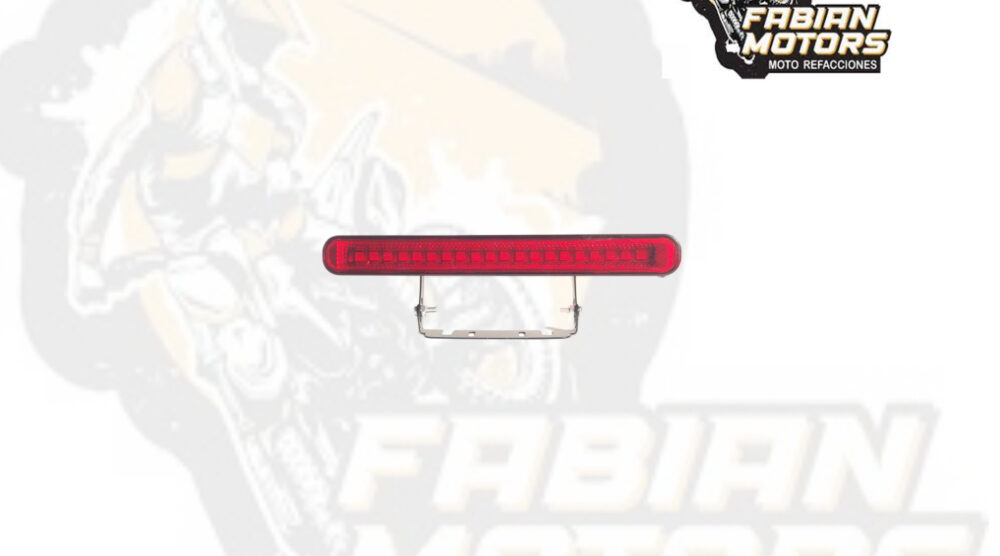 CALAVERA LED UNIVERSAL ROJA 12V (20.4CM X 2.5CM)