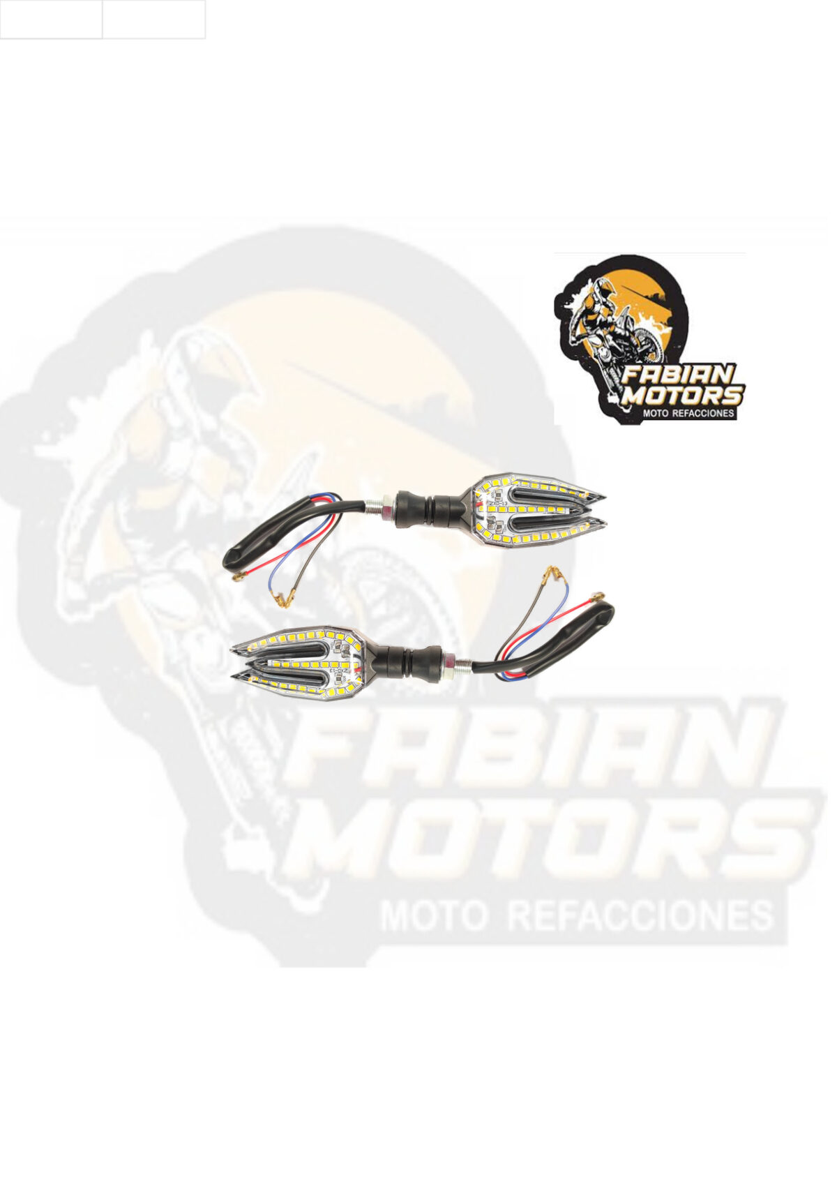 DIRECCIONAL UNIVERSAL LED 12V LUZ AMARILLA TL13 (PAR)