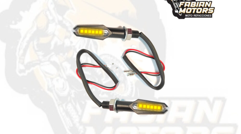 DIRECCIONAL UNIVERSAL LED 12V LUZ AMARILLA TL01 (PAR)