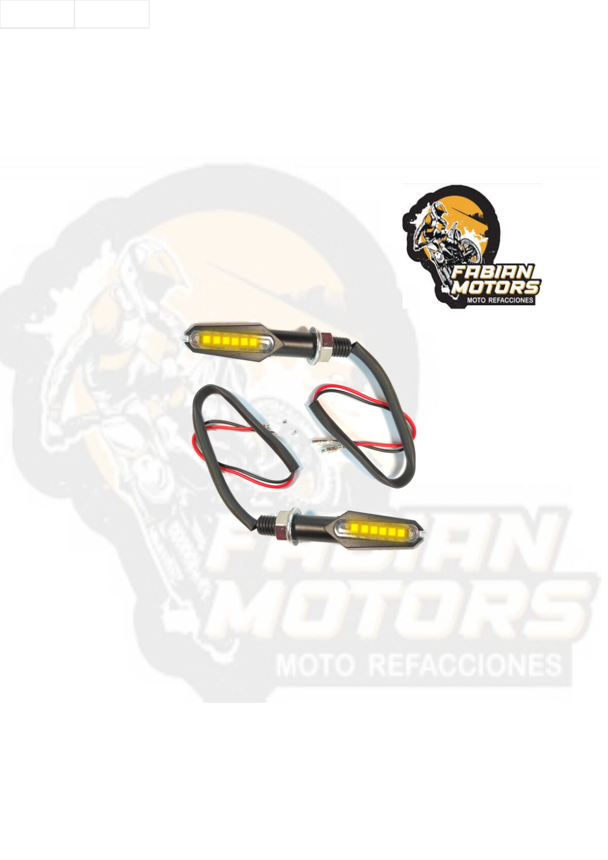 DIRECCIONAL UNIVERSAL LED 12V LUZ AMARILLA TL01 (PAR)