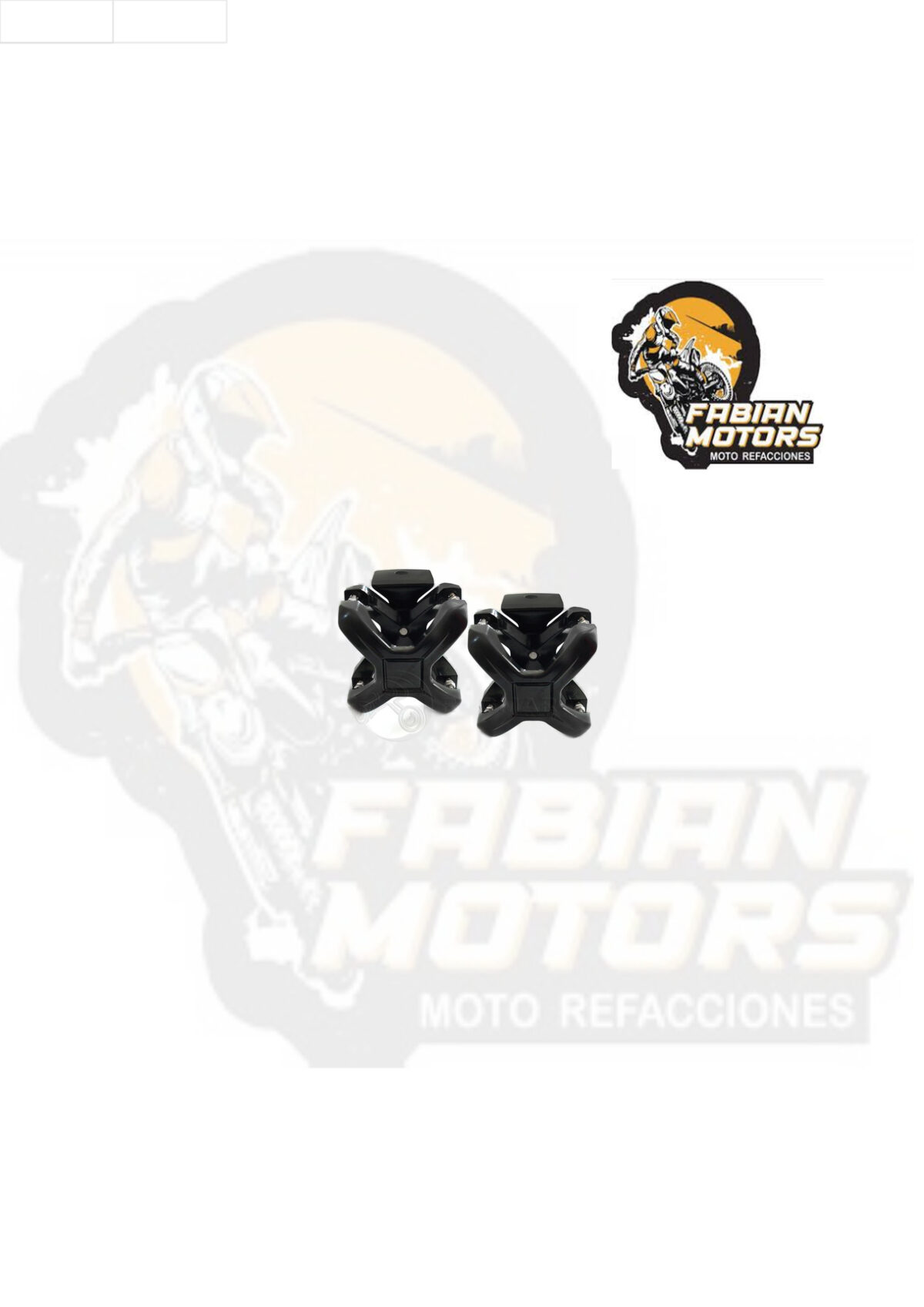 SOPORTE TECHX2 PARA MONTAJE EN TUBO BARRA LED 2.25"-3.00" (JUEGO)