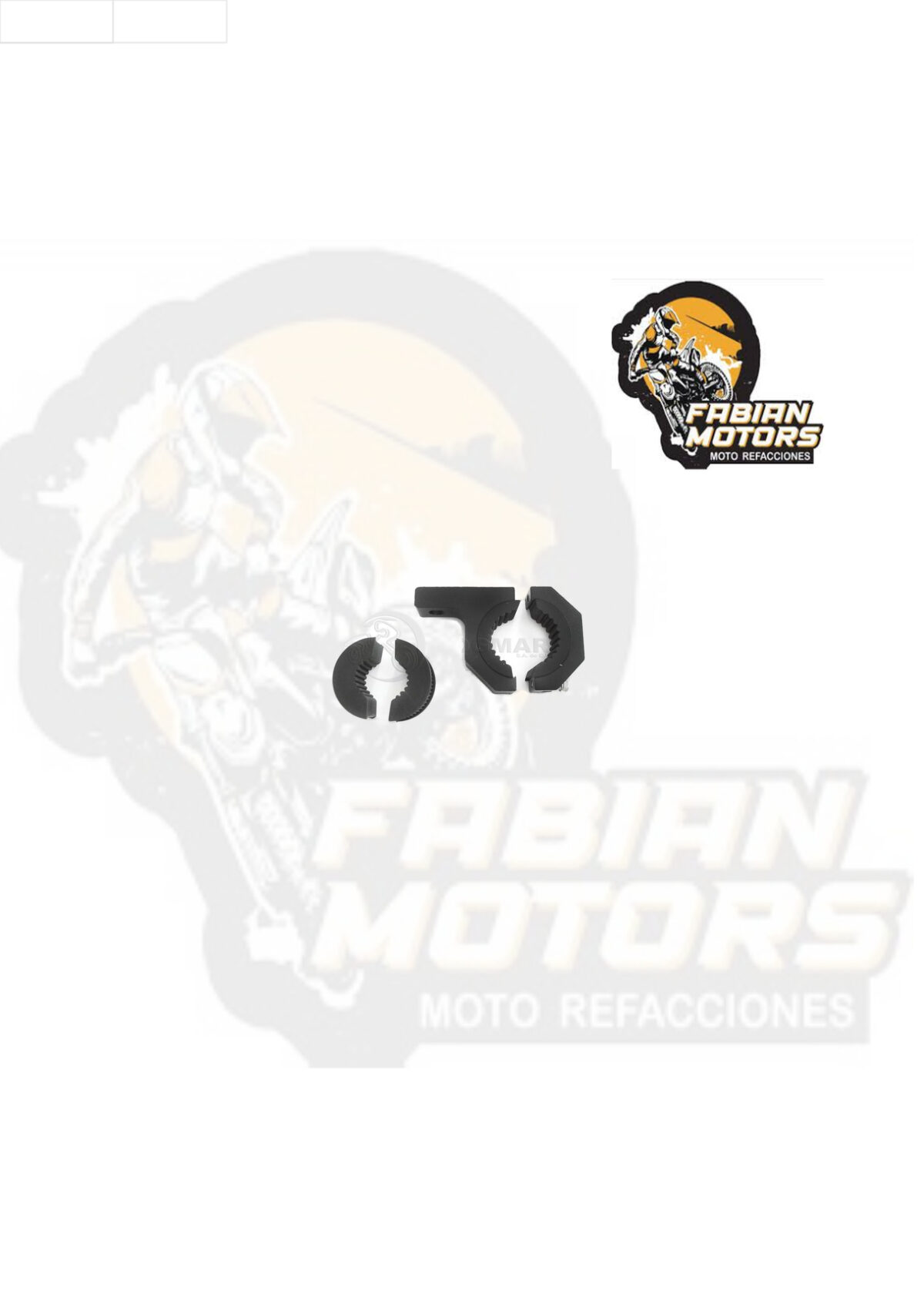 SOPORTES FARO TECHX2 50.8 MM (2") DIAMETRO ALUMINIO (JUEGO)