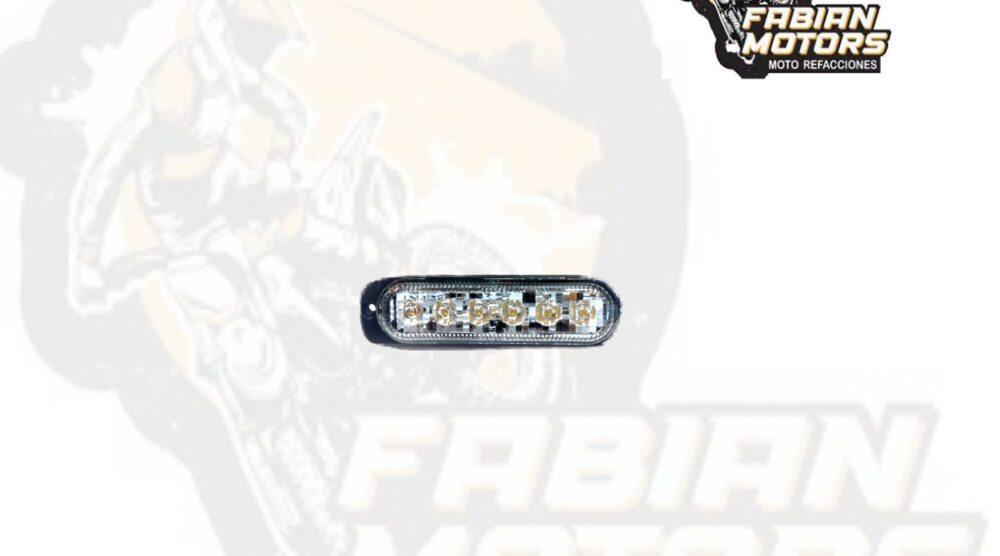 113-001038-1 ESTROBO 6 LEDS 4.4" LUZ AZUL 18W 10-30V