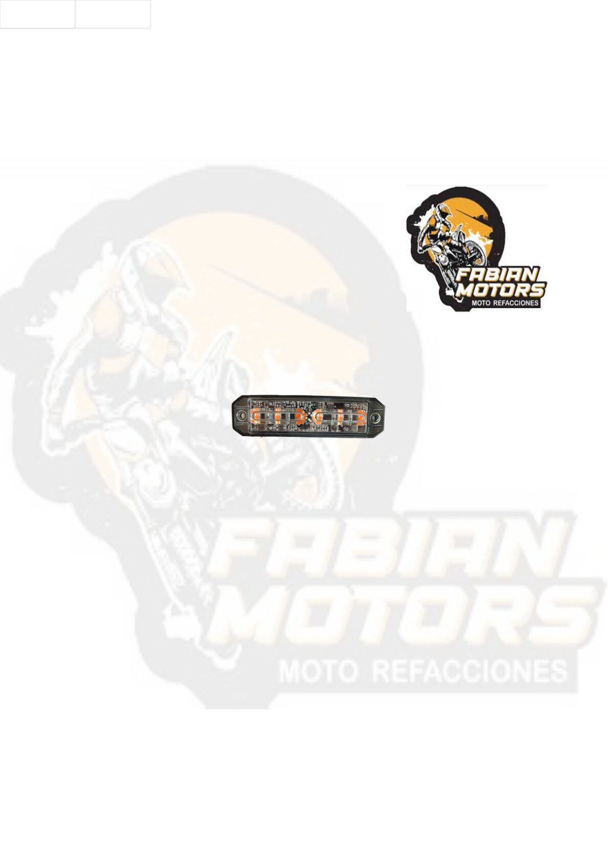 LUZ ESTROBOSCOPICA TECHX2 6 LEDS 12.06CM (4.75") LUZ BLANCA 18W 10-30V