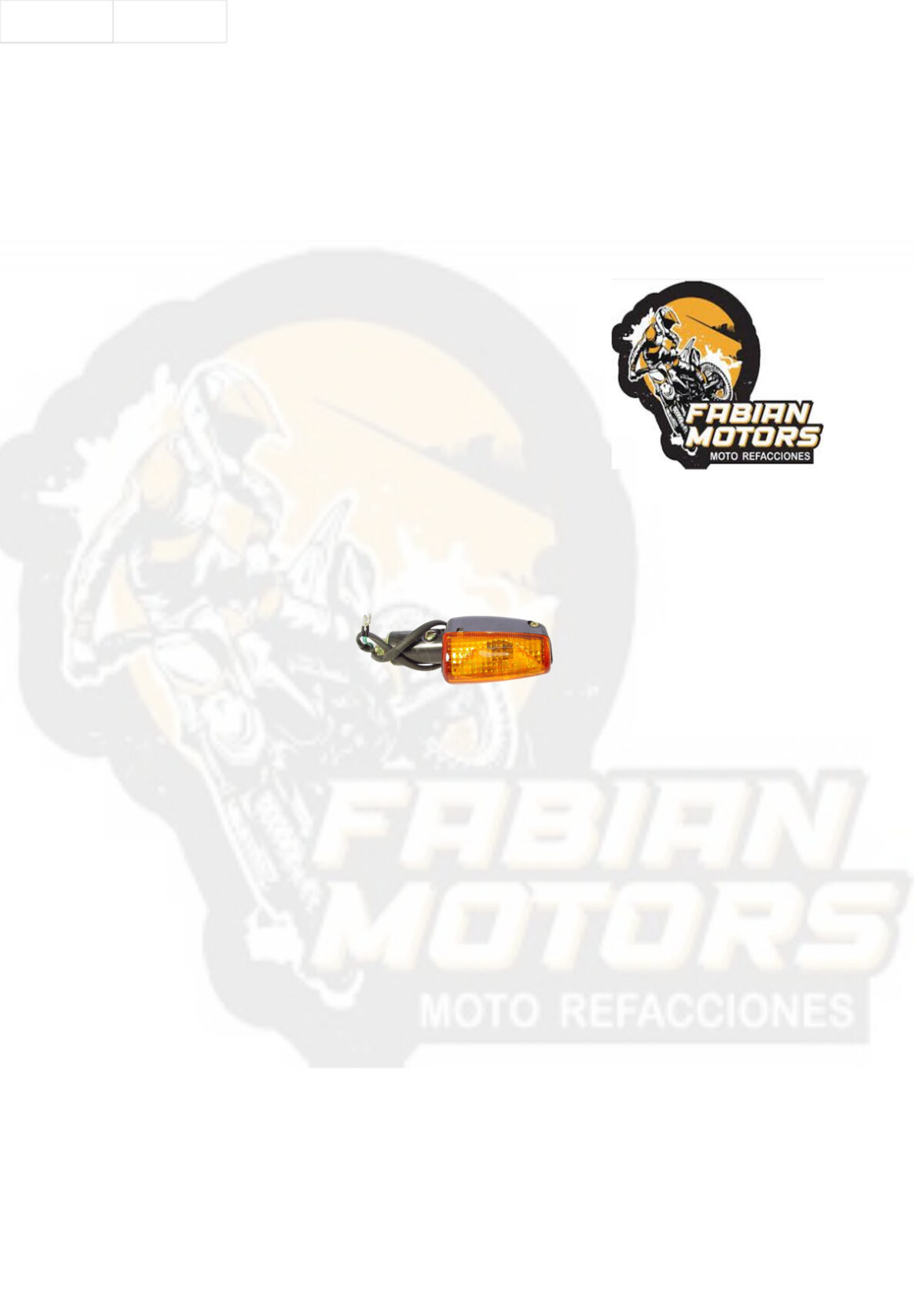 DIRECCIONAL DELANTERA DERECHA/IZQUIERDA 12V 10W P/ YBR-125 EXPRESS (PAR)