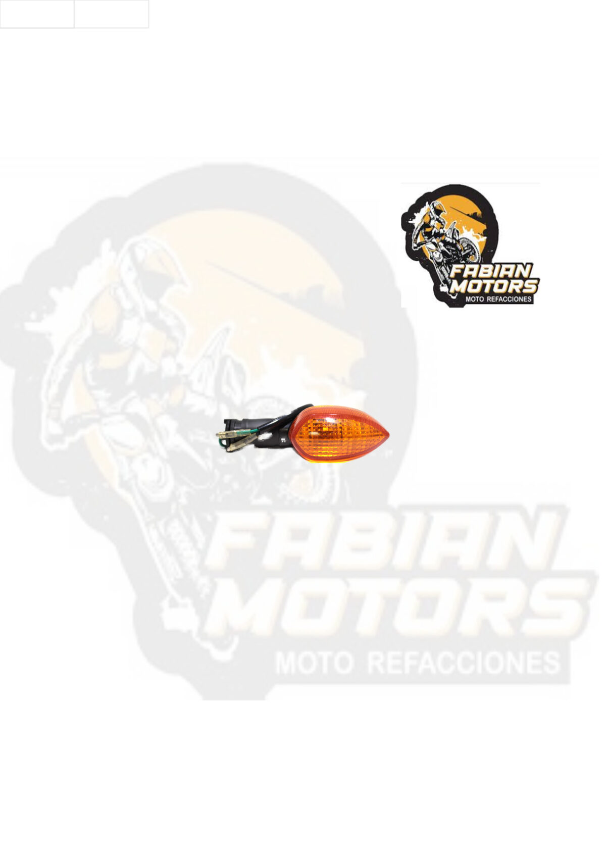 DIRECCIONAL DELANTERA IZQUIERDA/TRASERA DERECHA 12V P/ YBR-125 R, TRASERA DERECHA P/ CRYPTON-110 '11-'17