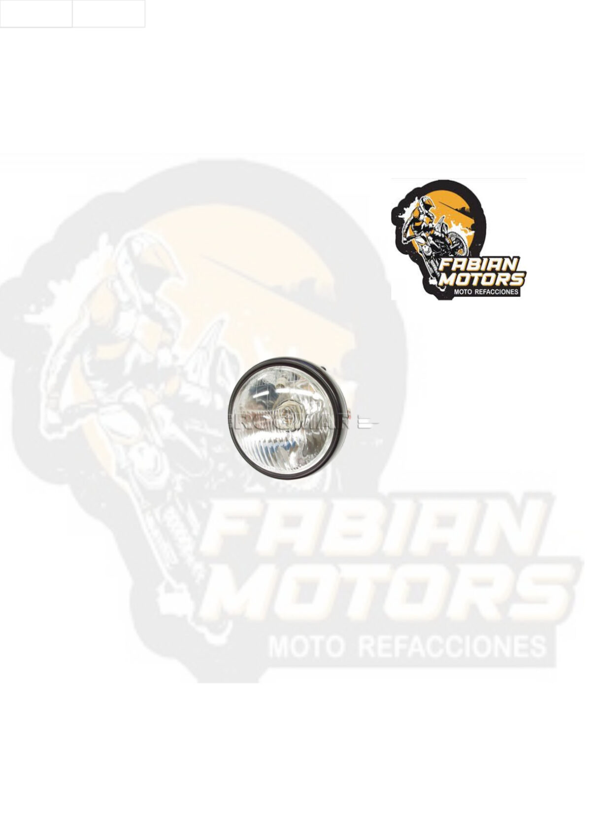 FARO COMPLETO REDONDO 12V P/ FT-125 (MOD. 08-10)