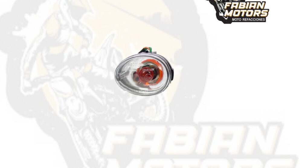 DIRECCIONAL DELANTERA DERECHA BLANCA 12V 10W P/ WS-150