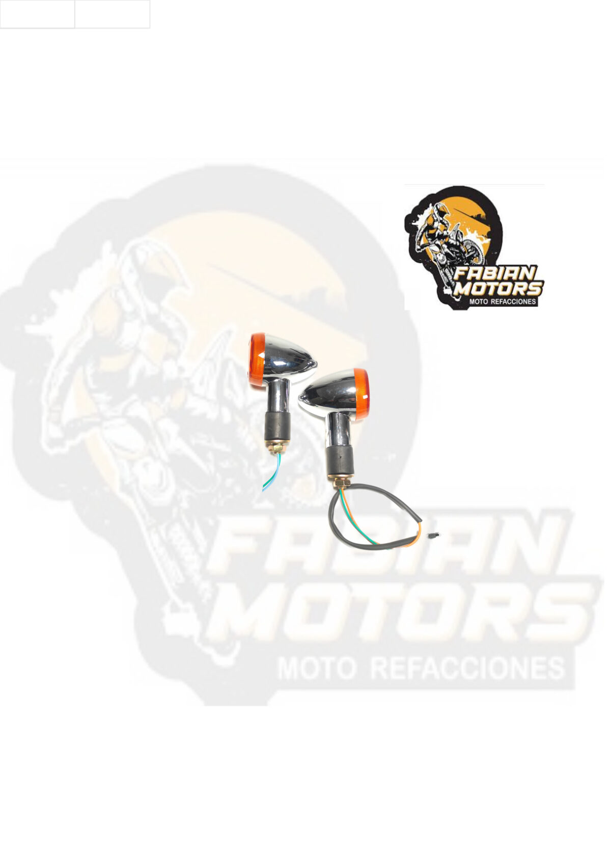 DIRECCIONAL DELANTERA IZQUIERDA/DERECHA 12V 10W P/ GN-125F (PAR)