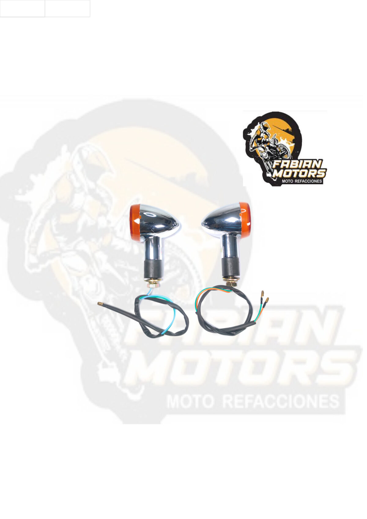 DIRECCIONAL TRASERA IZQUIERDA/DERECHA 12V 10W P/ GN-125F (PAR)