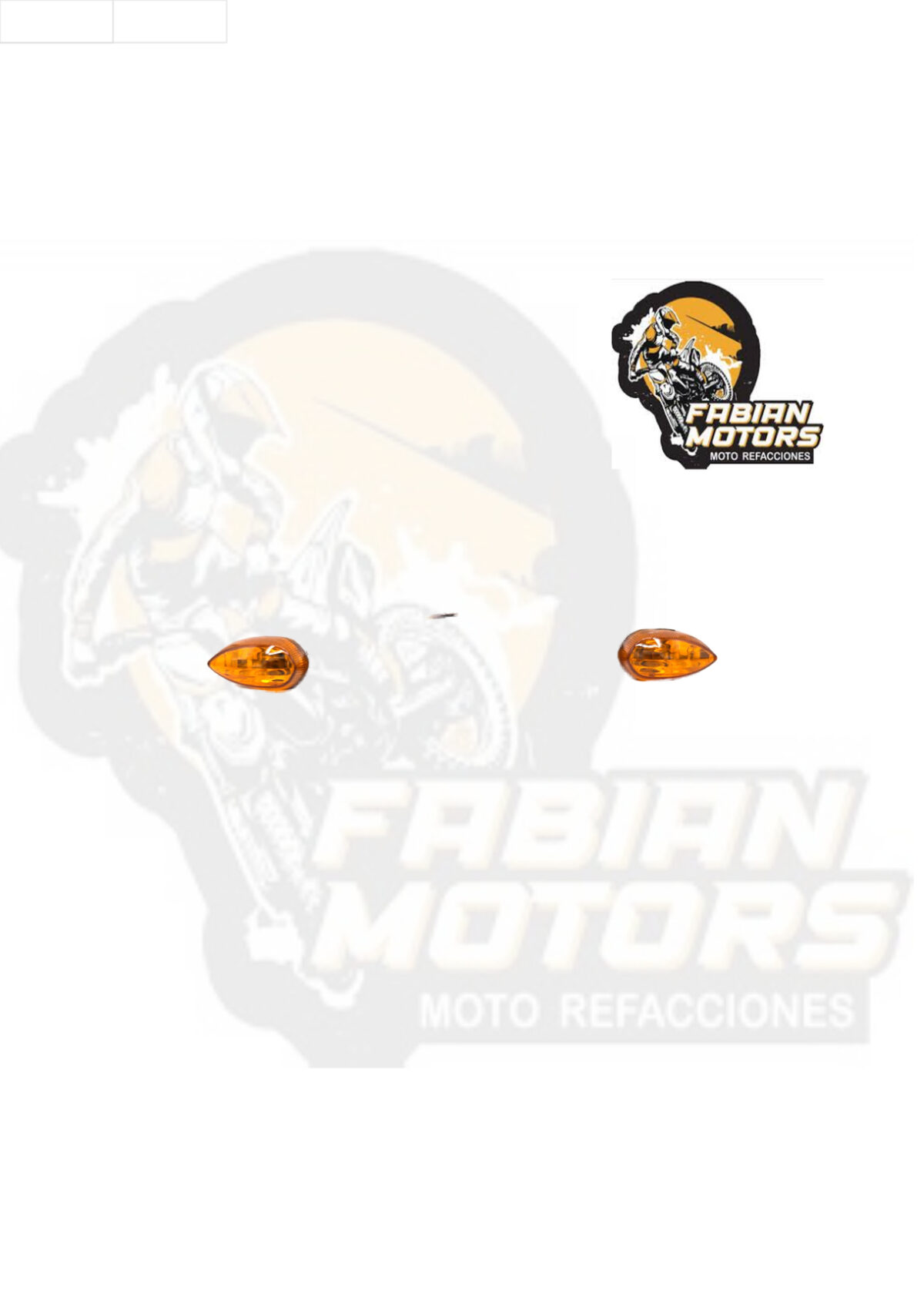 DIRECCIONAL DELANTERA 12V P/ FZ-16, P/ YBR-125 R, P/ CRYPTON-110 '11-'15 (PAR)