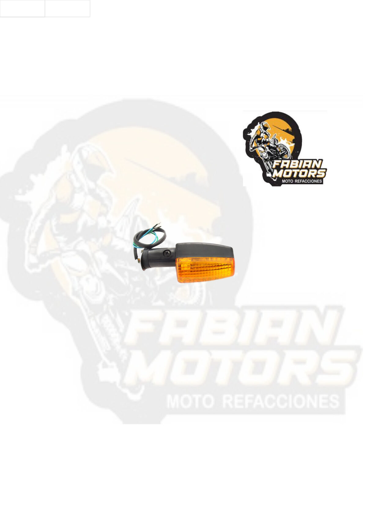 113-165003-1 DIRECCIONAL DELANTERA DERECHA/TRASERA IZQUIERDA NARANJA 12V 10W P/ GL-150 CARGO