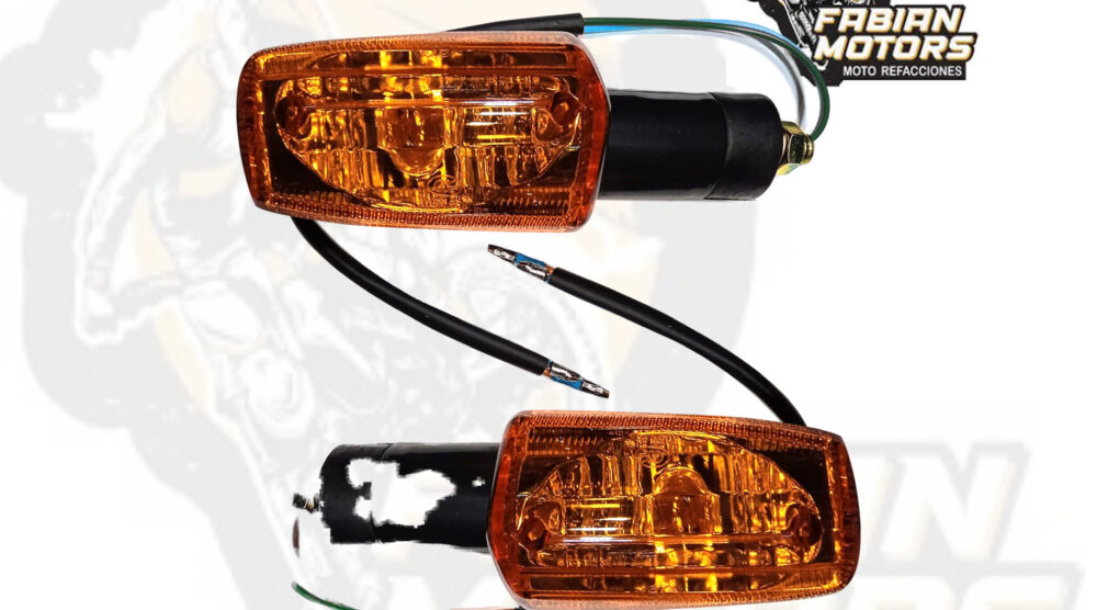 DIRECCIONAL DELANTERA/TRASERA IZQUIERDA/DERECHA 12V 10W AMBAR P/ GL-150 CARGO (PAR)