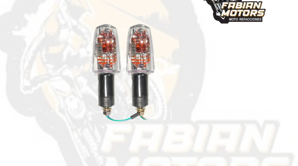 DIRECCIONAL DELANTERA/TRASERA IZQUIERDA/DERECHA 12V 10W BLANCA P/ GL-150 CARGO (PAR)