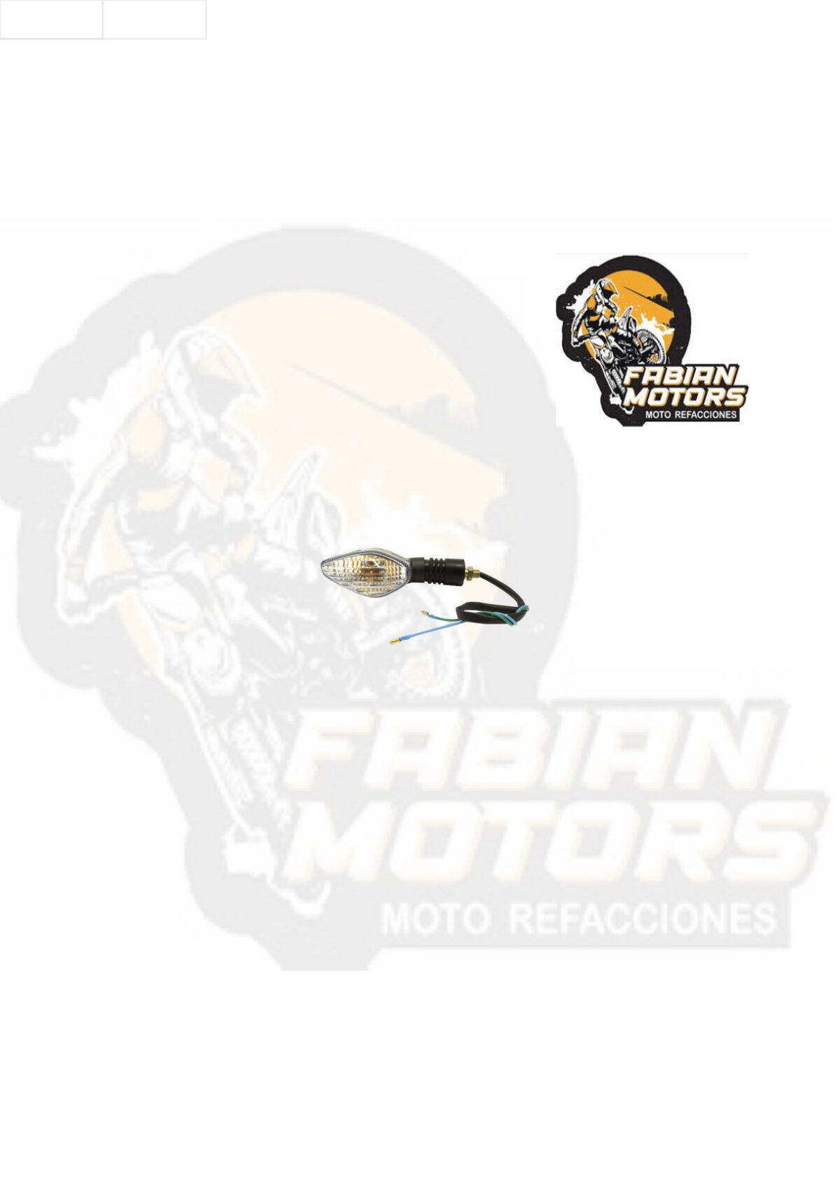 DIRECCIONAL DELANTERA DERECHA 12V 10W OMOTO P/ CB1