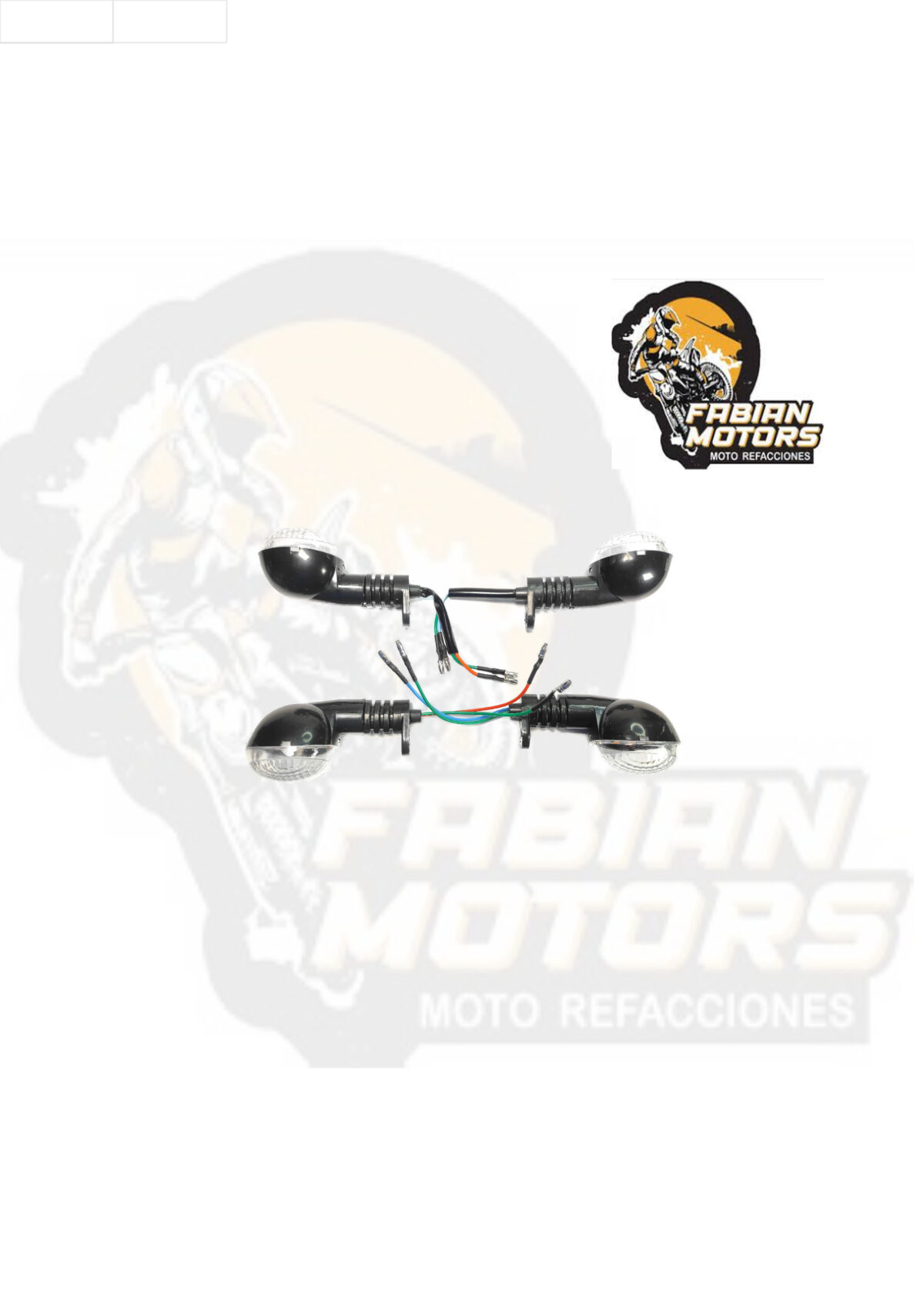 DIRECCIONALES 12V 10W P/ D125LT (JUEGO 4 PIEZAS)