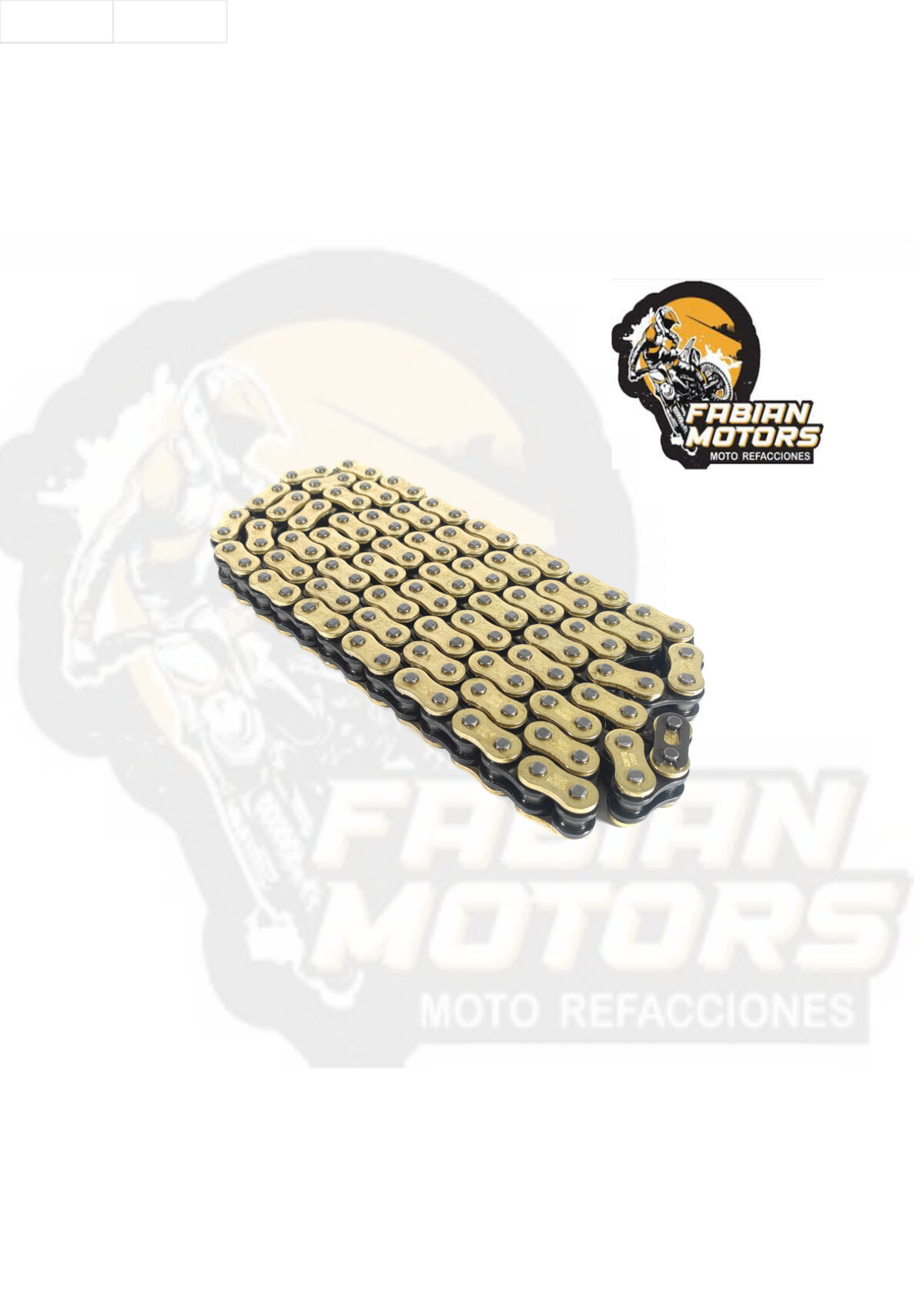 CADENA GX MOTOR 520HO X 120L O-RING GOLD&BLACK (PRECIO POR PIEZA) (EN LA COMPRA DE 1 A 14 PIEZAS)
