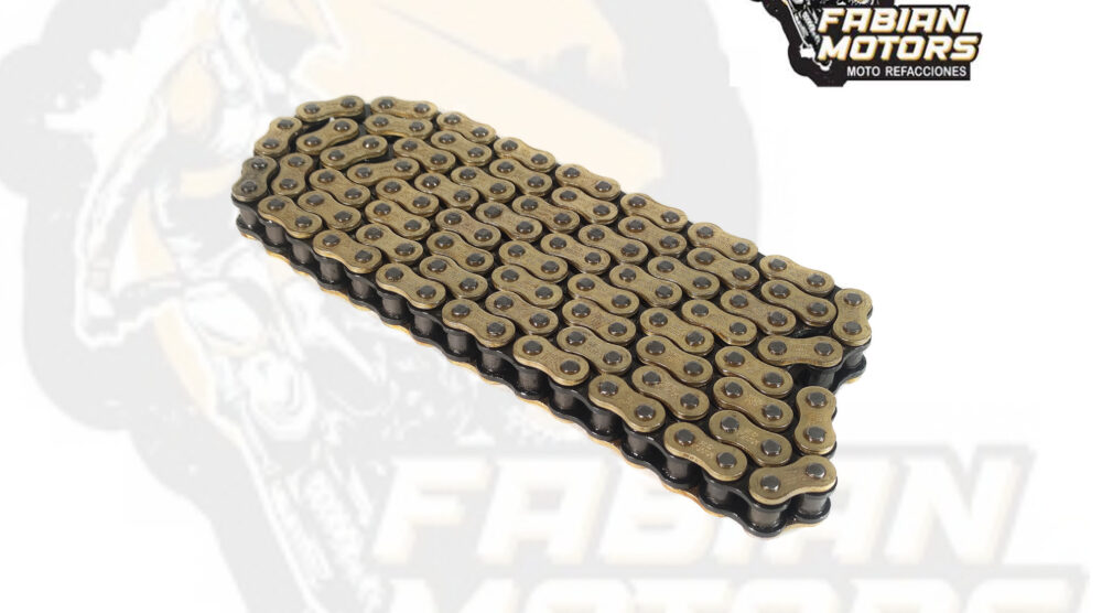122-000115-1 CADENA GX MOTOR 428H X 126L GOLD&BLACK (PRECIO POR PIEZA) (EN LA COMPRA DE 1 A 19 PIEZAS)