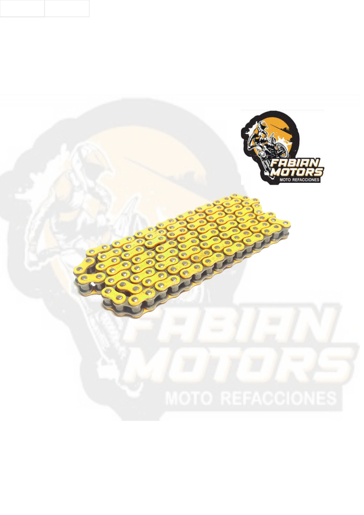 CADENA GX MOTOR 428H X 126 AMARILLA