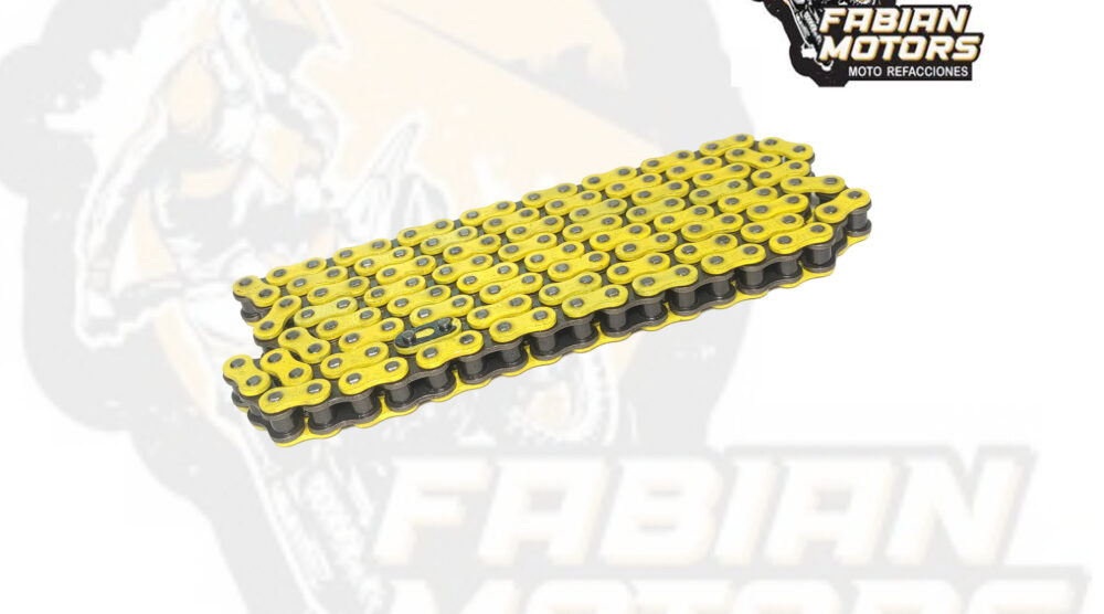 122-000137-1 CADENA GX MOTOR 428H X 136 AMARILLA