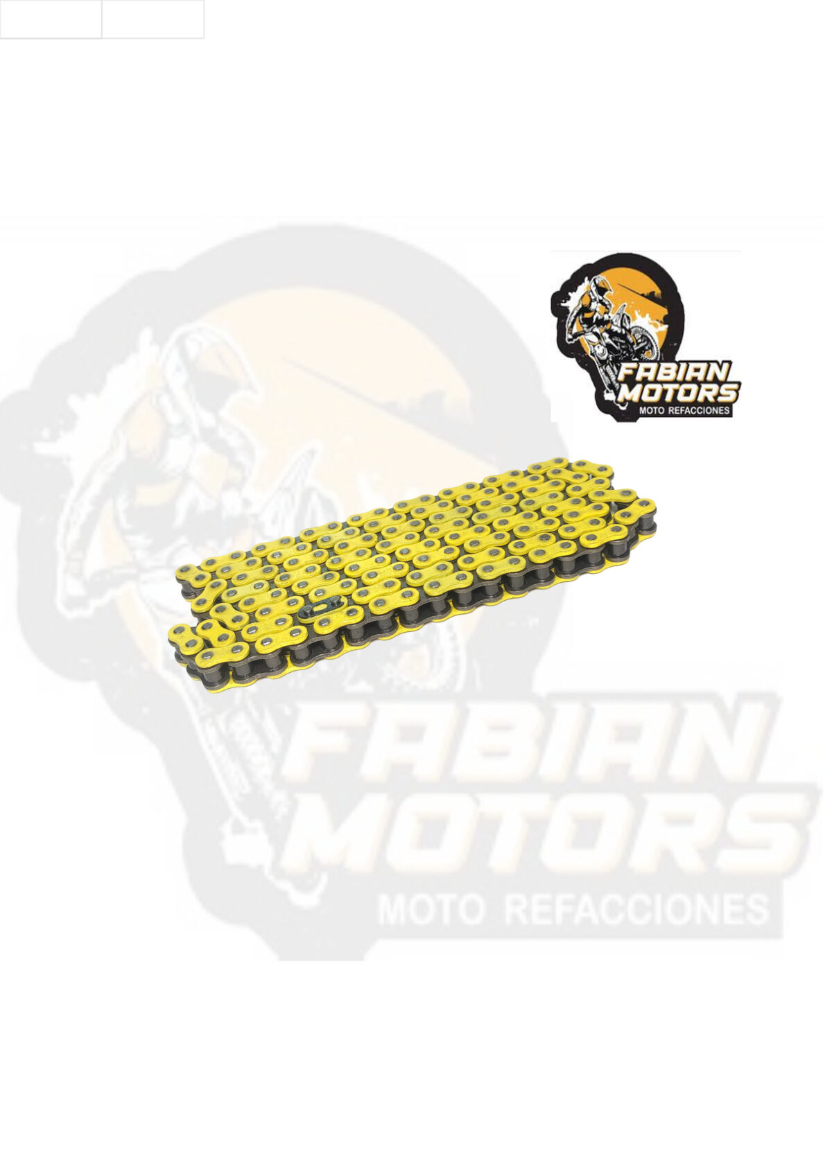 CADENA GX MOTOR 428H X 136 AMARILLA