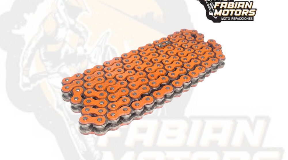 122-000142-1 CADENA GX MOTOR 520H X 120L NARANJA