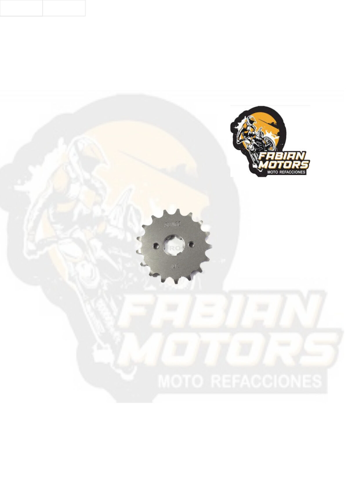 ENGRANE DELANTERO SUNGO P/ NXR-125/150 BROS 17D