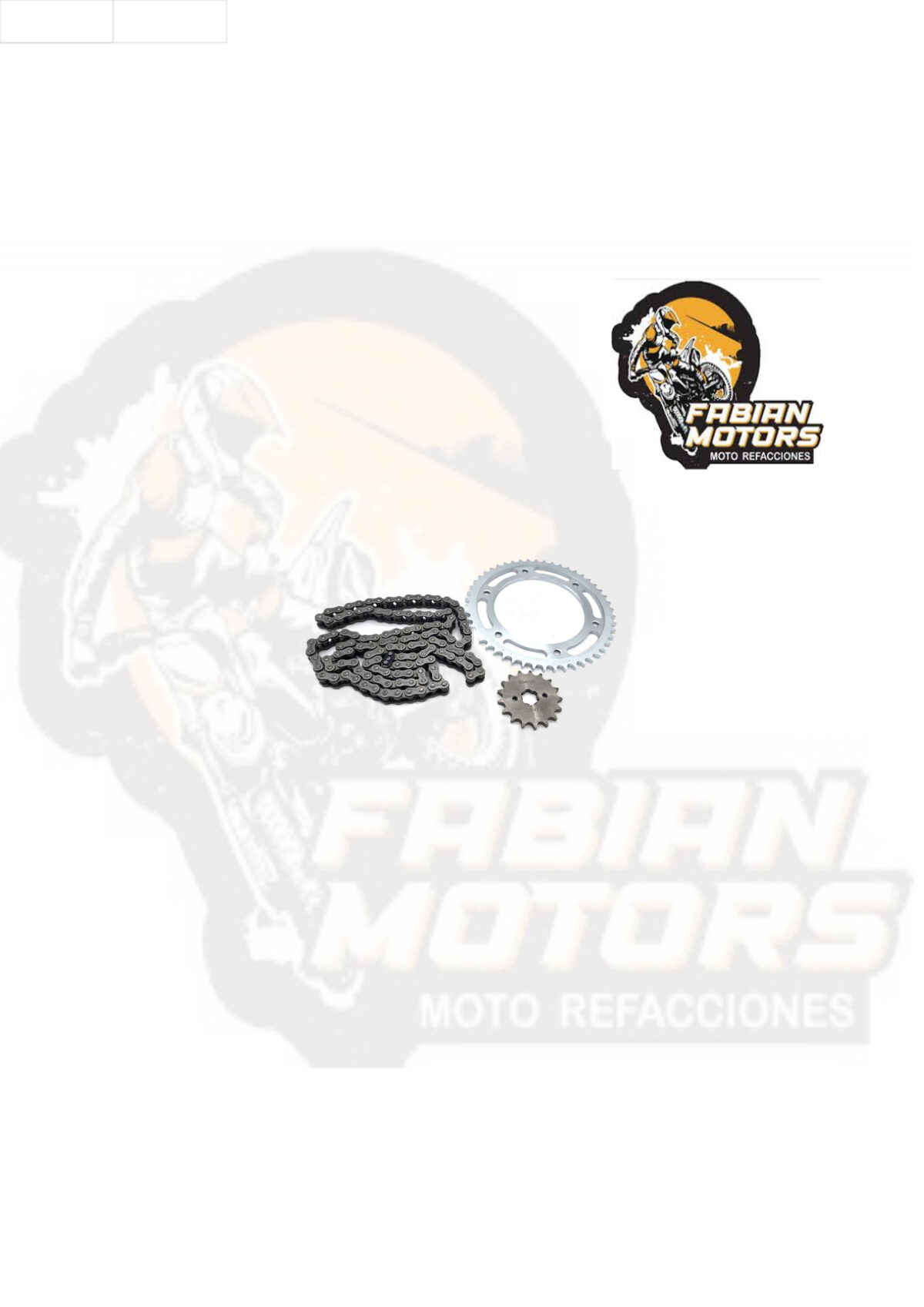 JUEGO DE ENGRANES CON CADENA P/ NXR-150 BROS (50/17D, 428X130L)