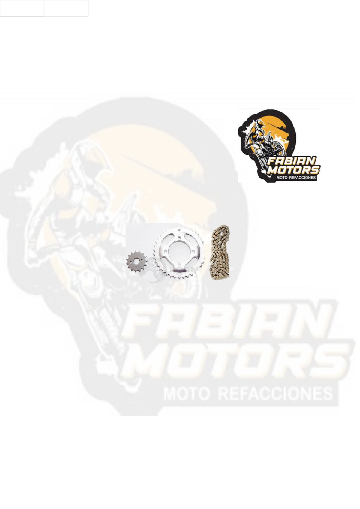 JUEGO DE ENGRANES CON CADENA P/ TOOL-125 (38/15D, 428HX126L)